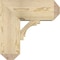 Ekena Millwork Merced Craftsman Rough Sawn Bracket w/ Offset Brace, Douglas Fir, 8"W x 18"D x 18"H BKT0806X18X18MRC04RDF - alternate 2